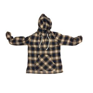Women’s Baja poncho Mexican blanket hoodie
